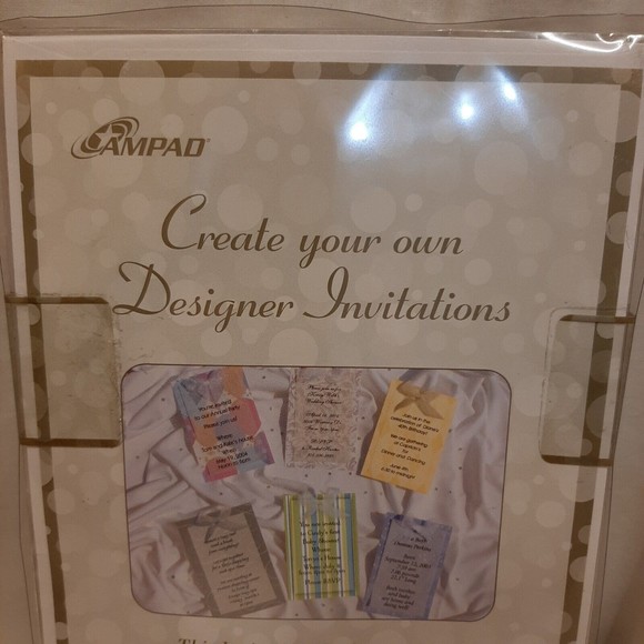 10 Create Your Own Designer Invitations With Overlays By AMPAD NIP Diamonds - Picture 4 of 10